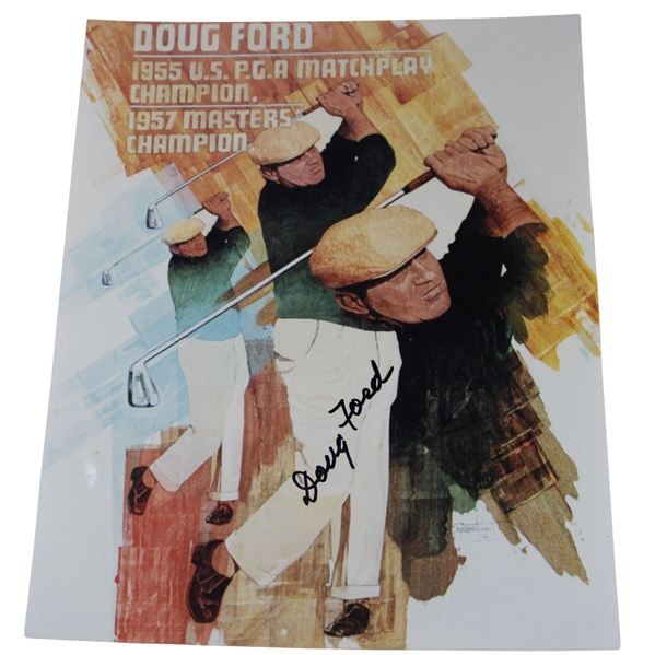 Doug Ford Signed Achievements Photo JSA ALOA