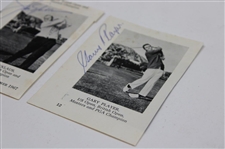 Jack Nicklaus & Gary Player Signed Magazine Cuts w/Vintage Signatures JSA ALOA