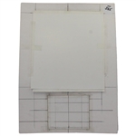 Payne Stewart Signed Scorecard with Photo - Matted JSA ALOA