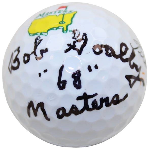Bob Goalby Signed Titleist Masters Logo 2 Golf Ball w/68 Masters PSA/DNA #AK87722