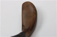 Morris w/Brass Plate Insert Mallet Putter
