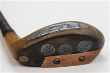 Morris w/Brass Plate Insert Mallet Putter