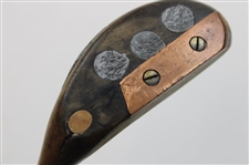 Morris w/Brass Plate Insert Mallet Putter