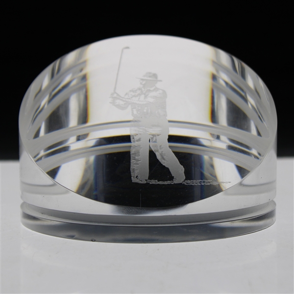 Chi Chi Rodriguezs Personal Silhouette Glass Paper Weight