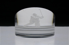 Chi Chi Rodriguez's Personal Silhouette Glass Paper Weight