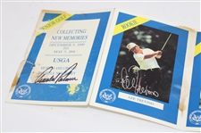 Palmer (x2), Nicklaus, Player, Trevino & Chi Chi Signed 1990-1991 USGA Senior Golf Pamphlet JSA ALOA