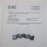 Palmer (x2), Nicklaus, Player, Trevino & Chi Chi Signed 1990-1991 USGA Senior Golf Pamphlet JSA ALOA