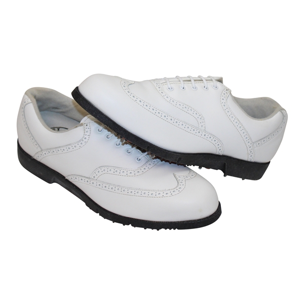 Chi Chi Rodriguezs Personal Exclusively Made By Thom McAn White Jox Golf Shoes w/Box