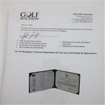 Chi Chi Rodriguez's Personal Department Of The Army Certificate Of Appreciation