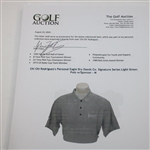 Chi Chi Rodriguez's Personal Eagle Dry Goods Co. Signature Series Light Green Polo w/Sponsor - M