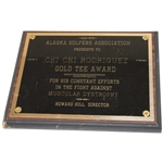 Four (4) Chi Chi Plaques/Awards - Hispanic Society, Turf Valley & more