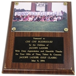 Four (4) Chi Chi Plaques/Awards - Hispanic Society, Turf Valley & more