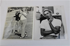 Ten (10) Chi Chi Rodriguez Wire/Press/Original Photos