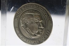 Chi Chi Rodriguez's Walter Hagen Invitational American Cancer Society Coin Display