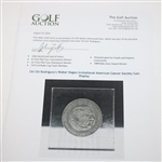 Chi Chi Rodriguez's Walter Hagen Invitational American Cancer Society Coin Display