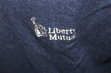 Chi Chi Rodriguez's Personal Peter Scott Navy Blue Cashmere Sweater w/Sponsor 
