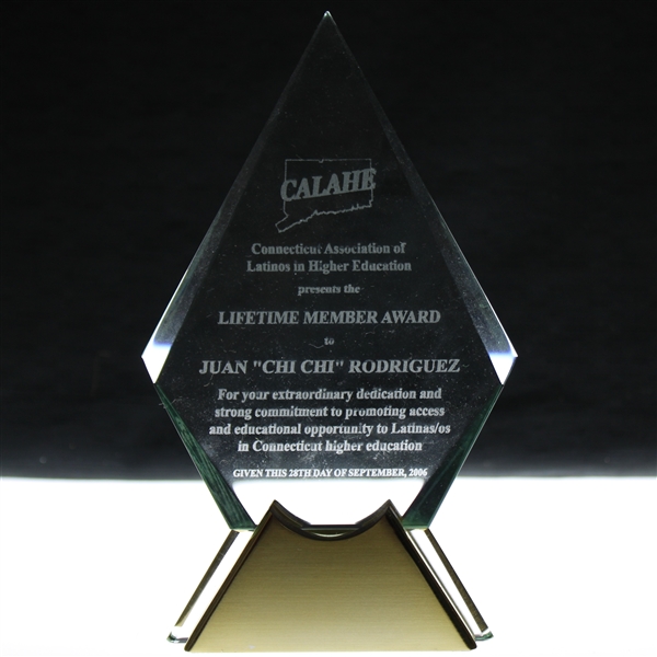 Chi Chi Rodriguezs CALAHE Lifetime Member Award 