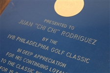 Chi Chi Rodriguez's Personal IVB Philadelphia Golf Classic Plaque Dated July 26, 1977