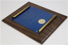 Chi Chi Rodriguez's Personal IVB Philadelphia Golf Classic Plaque Dated July 26, 1977