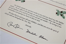 Chi Chi Rodriguez's Personal 2014 Obama Family Holiday Card
