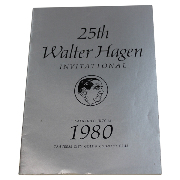1980 Walter Hagen Invitational at Traverse City Golf & Country Club Program