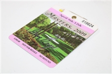 Gary Player Signed 2009 Masters Tournament SERIES Badge #R19824 with Years Won JSA ALOA