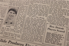 1930 Detroit Free Press Bobby Jones 'Others Wont Find This Lake Hole As Easy As Jones Did' Newspaper Article