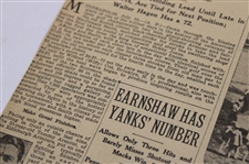 1930 Detroit Free Press Bobby Jones 'Others Wont Find This Lake Hole As Easy As Jones Did' Newspaper Article