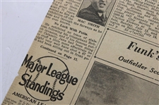 1930 Detroit Free Press Bobby Jones 'Others Wont Find This Lake Hole As Easy As Jones Did' Newspaper Article