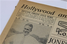 1929 Los Angeles Times Bobby Jones 'Ascends Throne Once More' Newspaper Article