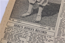 1929 Los Angeles Times Bobby Jones 'Ascends Throne Once More' Newspaper Article