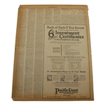 1929 Los Angeles Times Bobby Jones 'Ascends Throne Once More' Newspaper Article