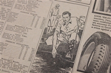 1929 Adrian Daily Telegram Bobby Jones 'Who's Who in U.S. Open' Newspaper Article