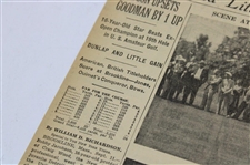 1934 New York Times Bobby Jones 'Bobby Jones Of Atlanta And Bobby Jones Of Detroit' Newspaper Article