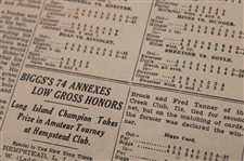 1934 New York Times Bobby Jones 'Bobby Jones Of Atlanta And Bobby Jones Of Detroit' Newspaper Article