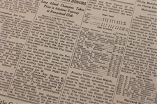 1934 New York Times Bobby Jones 'Bobby Jones Of Atlanta And Bobby Jones Of Detroit' Newspaper Article
