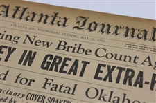 1930 Atlanta Journal Bobby Jones 'Bobby Jones And Tolley, Titans Of Golfdom, Meet' Newspaper Article