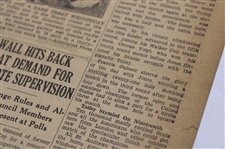 1930 Atlanta Journal Bobby Jones 'Bobby Jones And Tolley, Titans Of Golfdom, Meet' Newspaper Article