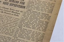 1930 Atlanta Journal Bobby Jones 'Bobby Jones And Tolley, Titans Of Golfdom, Meet' Newspaper Article