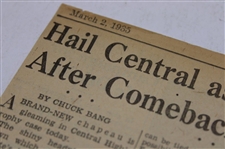 1935 Cleveland News Bobby Jones 'Little Acorn Grew To A Mighty Oak' Newspaper Article
