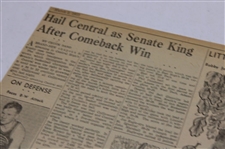 1935 Cleveland News Bobby Jones 'Little Acorn Grew To A Mighty Oak' Newspaper Article