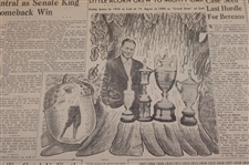 1935 Cleveland News Bobby Jones 'Little Acorn Grew To A Mighty Oak' Newspaper Article