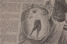1935 Cleveland News Bobby Jones 'Little Acorn Grew To A Mighty Oak' Newspaper Article