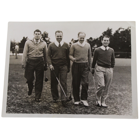 1935 Little, Dunlap, Barbour & Dawson Golf at Pinehurst Wire Photo - April 11th