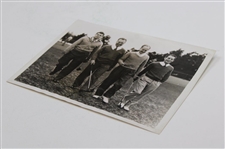 1935 Little, Dunlap, Barbour & Dawson 'Golf at Pinehurst' Wire Photo - April 11th
