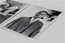 Two Photos of Bobby Jones 1930 at St. Andrews & 1927 Minneapolis with George Von Elm