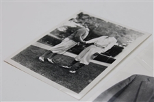 Two Photos of Bobby Jones 1930 at St. Andrews & 1927 Minneapolis with George Von Elm