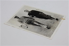 Bobby Jones & Byron Nelson in 1938 Masters Tournament wire Photo - April 3rd