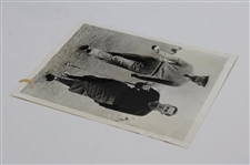 Bobby Jones & Byron Nelson in 1938 Masters Tournament wire Photo - April 3rd