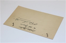 Ross Somerville Signed GPC - 1926, 1928, 1930, 1931, 1935 & 1937 Canadian Am Champ JSA ALOA